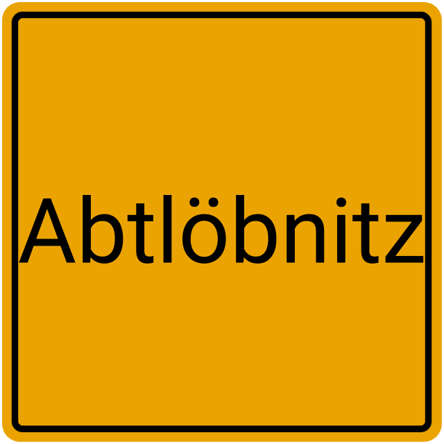 Meldebestätigung Abtlöbnitz