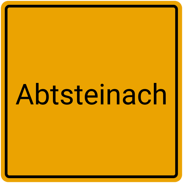 Meldebestätigung Abtsteinach