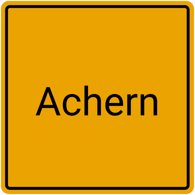 Meldebestätigung Achern