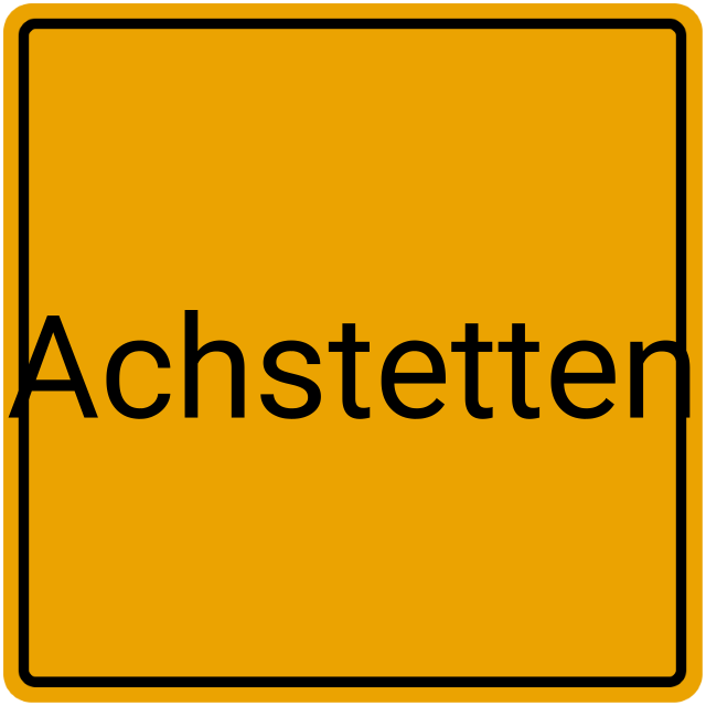 Meldebestätigung Achstetten