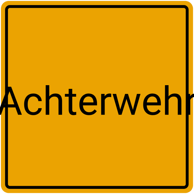 Meldebestätigung Achterwehr