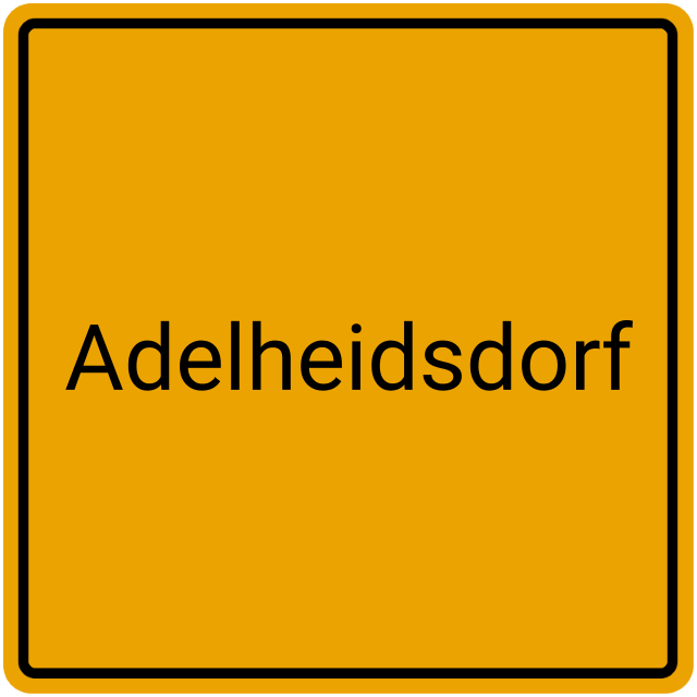 Meldebestätigung Adelheidsdorf