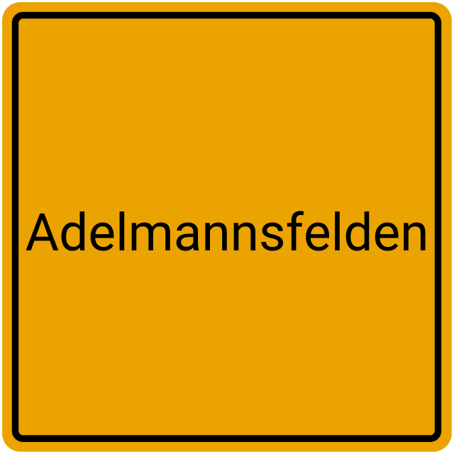 Meldebestätigung Adelmannsfelden