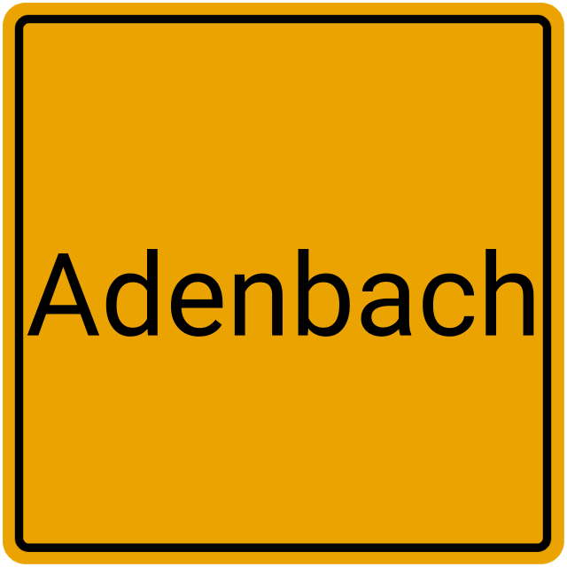 Meldebestätigung Adenbach
