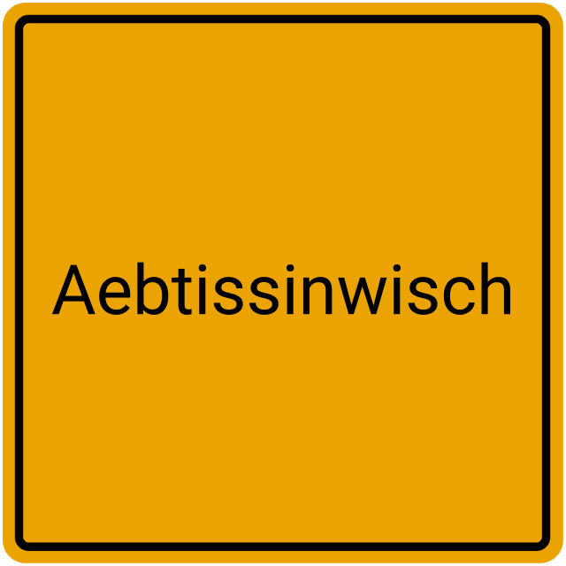 Meldebestätigung Aebtissinwisch