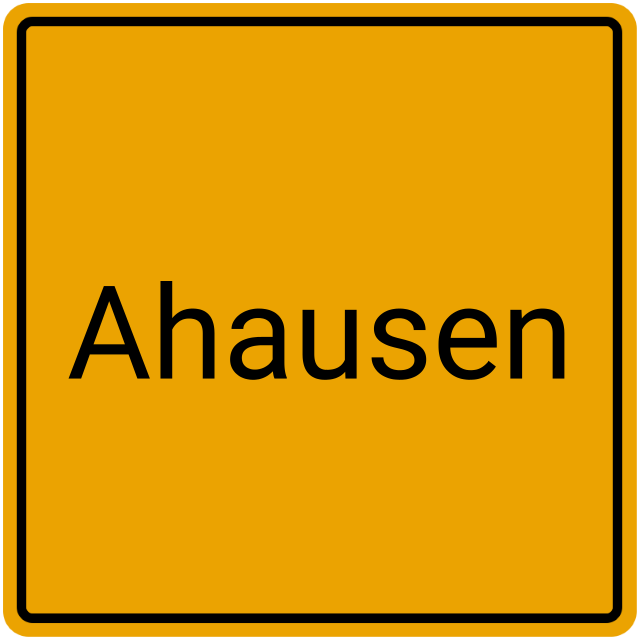 Meldebestätigung Ahausen