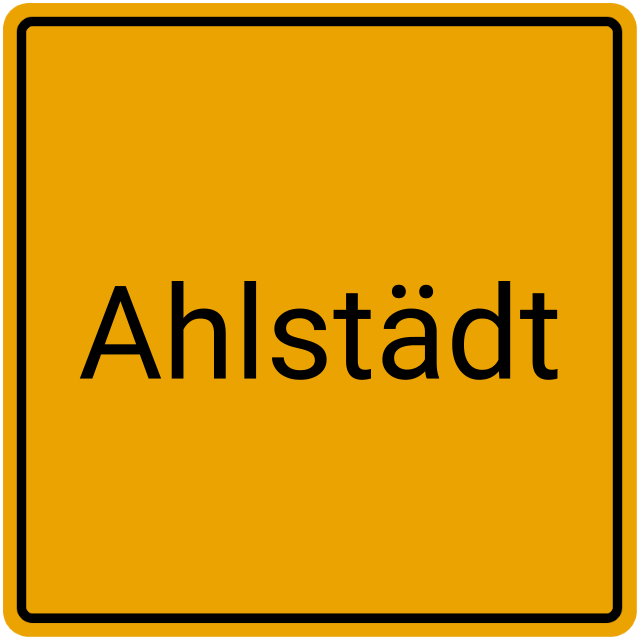 Meldebestätigung Ahlstädt