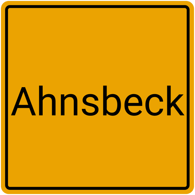 Meldebestätigung Ahnsbeck