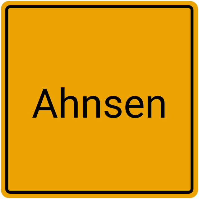 Meldebestätigung Ahnsen