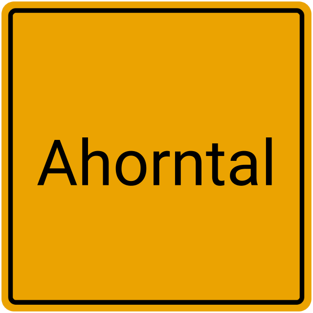 Meldebestätigung Ahorntal