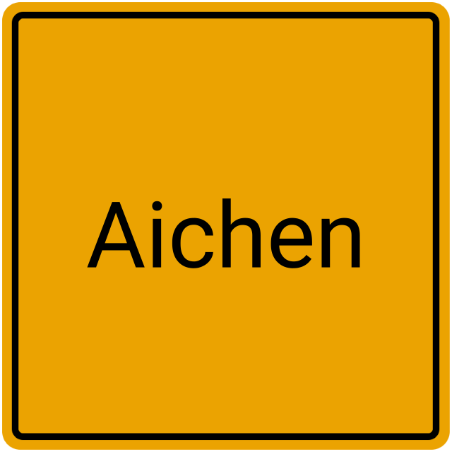 Meldebestätigung Aichen