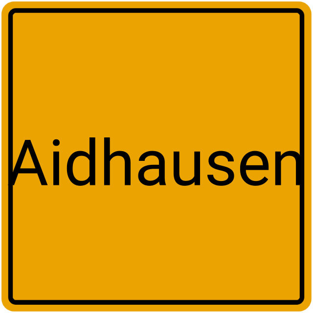 Meldebestätigung Aidhausen
