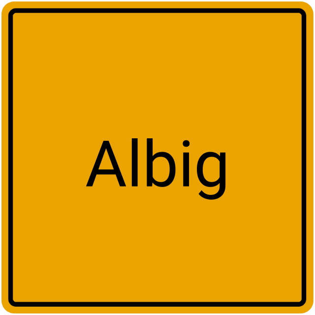 Meldebestätigung Albig