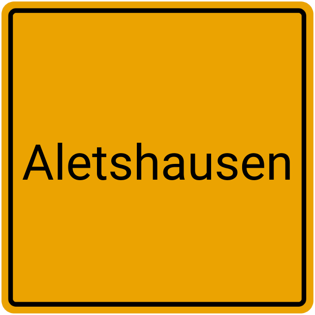 Meldebestätigung Aletshausen