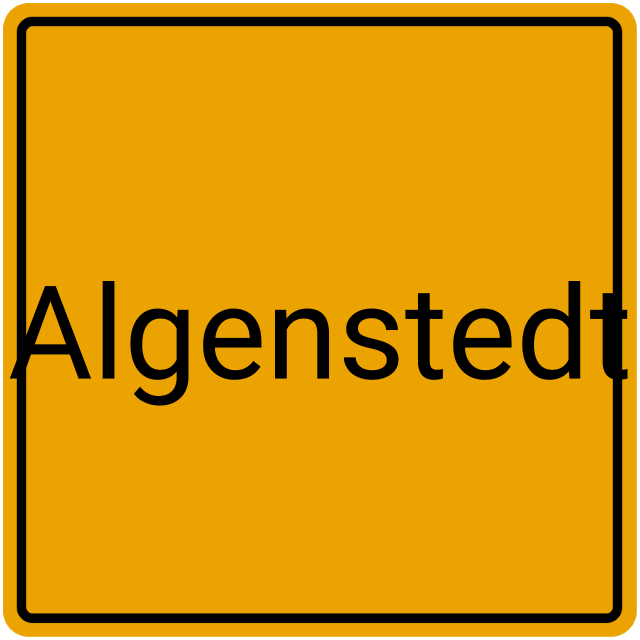 Meldebestätigung Algenstedt