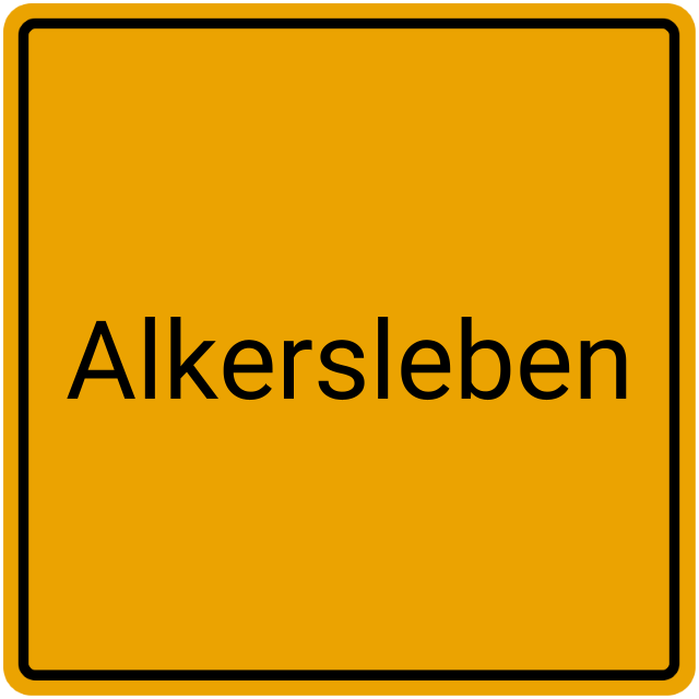 Meldebestätigung Alkersleben