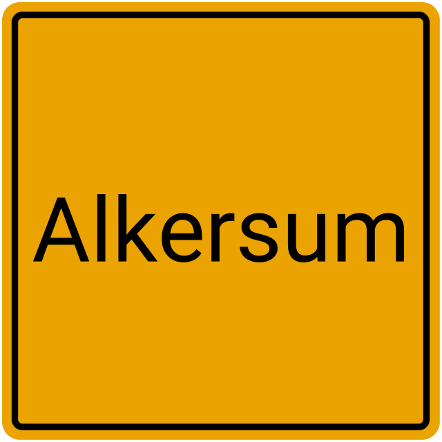 Meldebestätigung Alkersum