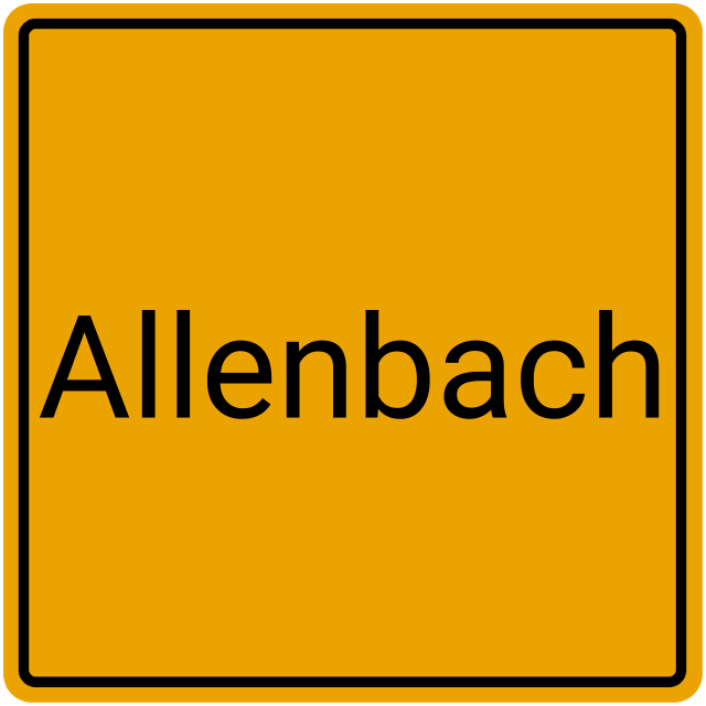Meldebestätigung Allenbach