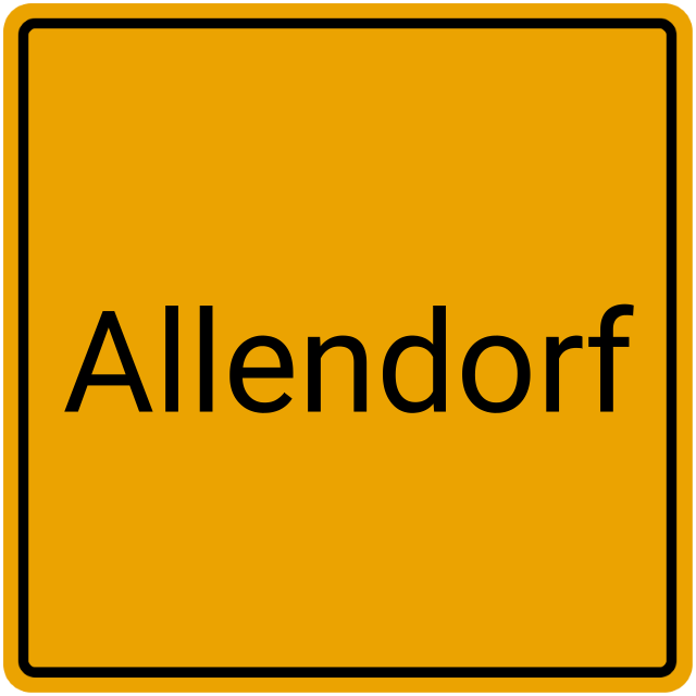 Meldebestätigung Allendorf