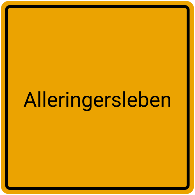 Meldebestätigung Alleringersleben