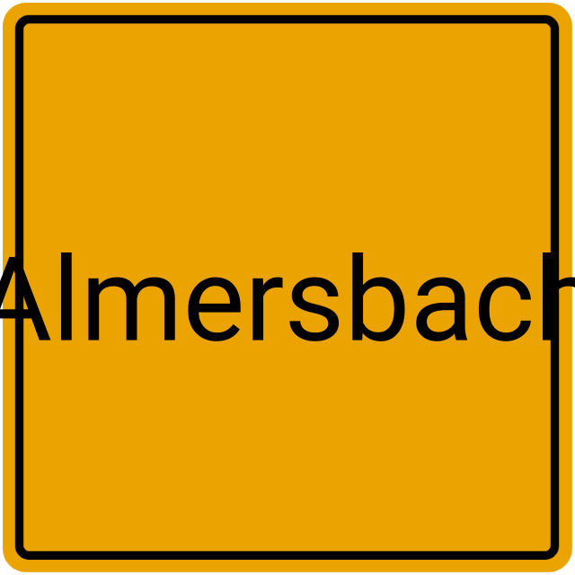 Meldebestätigung Almersbach