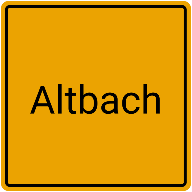 Meldebestätigung Altbach