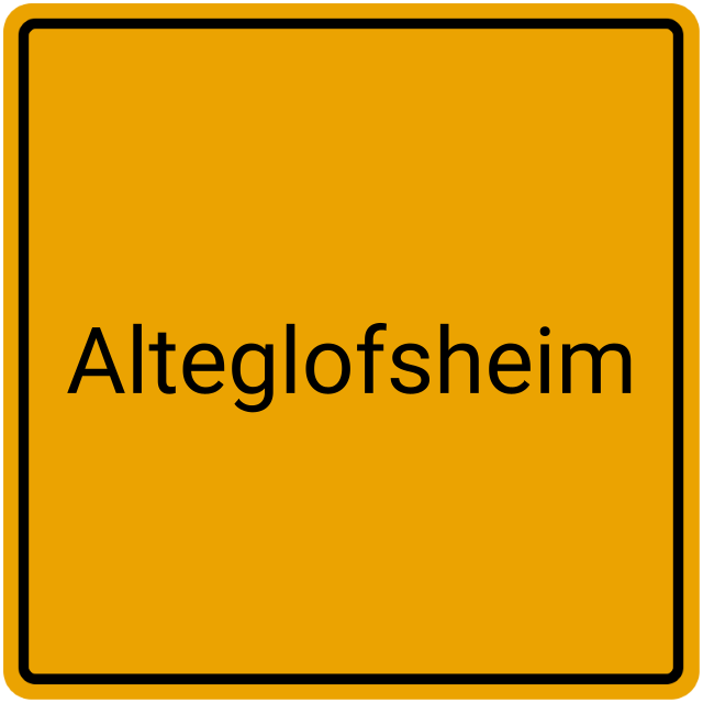 Meldebestätigung Alteglofsheim