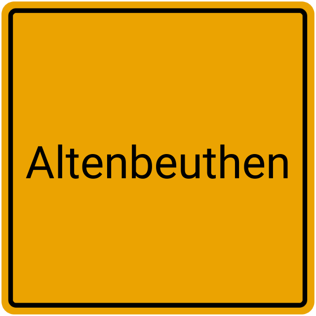 Meldebestätigung Altenbeuthen