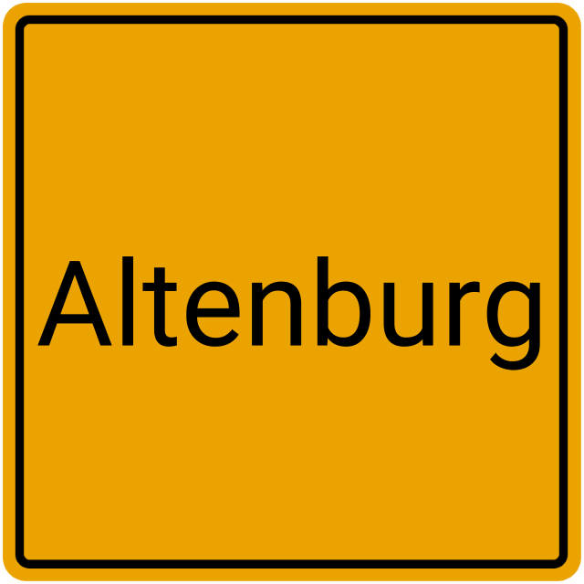 Meldebestätigung Altenburg