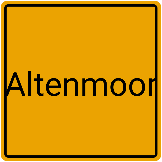 Meldebestätigung Altenmoor