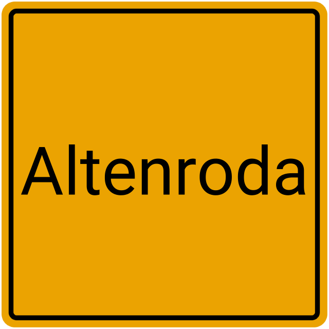 Meldebestätigung Altenroda