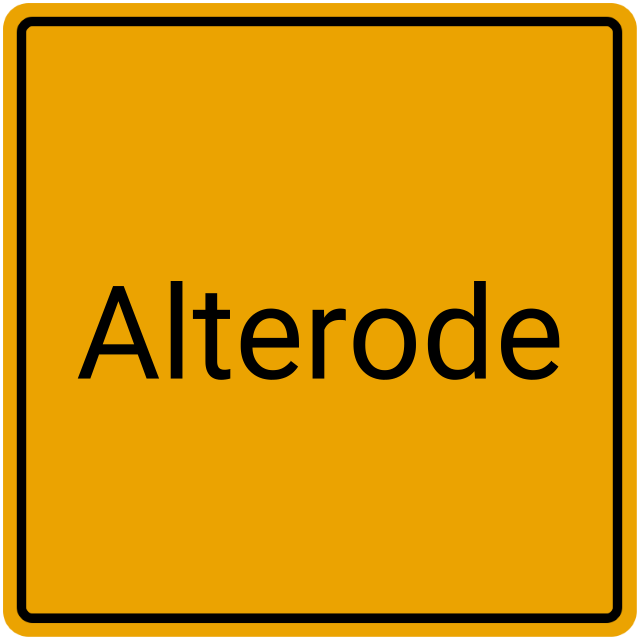 Meldebestätigung Alterode