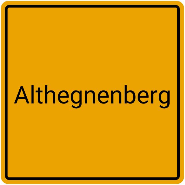 Meldebestätigung Althegnenberg