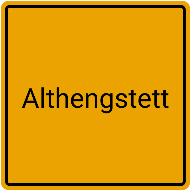 Meldebestätigung Althengstett