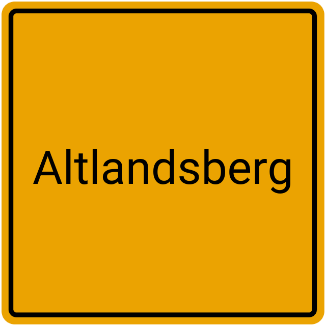 Meldebestätigung Altlandsberg