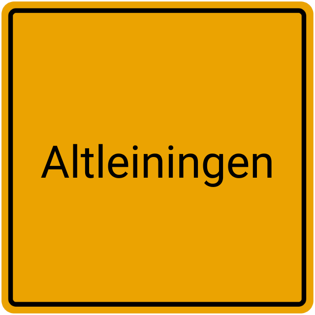 Meldebestätigung Altleiningen