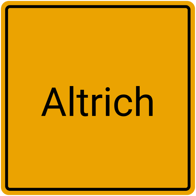 Meldebestätigung Altrich