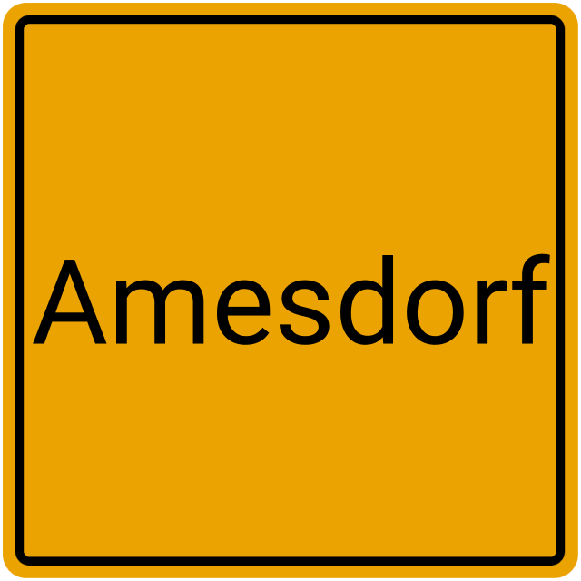 Meldebestätigung Amesdorf