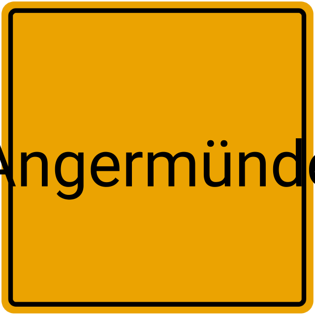 Meldebestätigung Angermünde