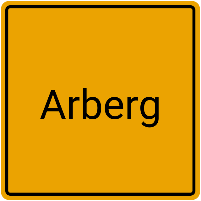 Meldebestätigung Arberg