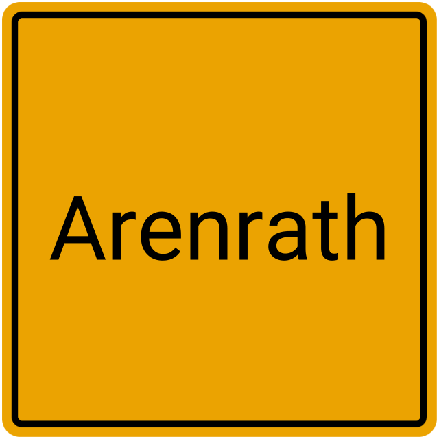 Meldebestätigung Arenrath