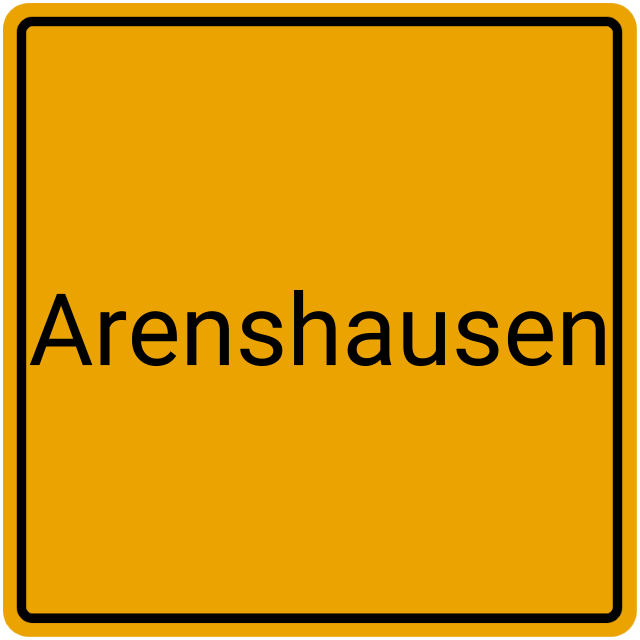 Meldebestätigung Arenshausen