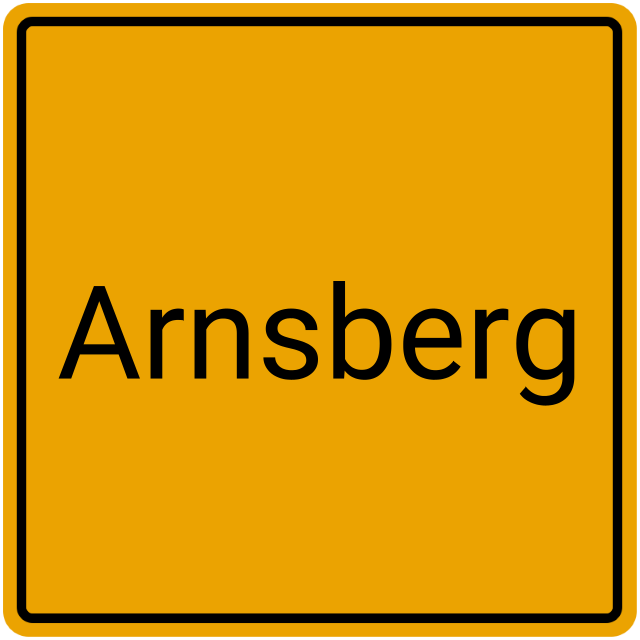 Meldebestätigung Arnsberg
