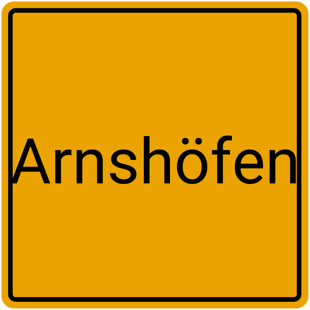 Meldebestätigung Arnshöfen