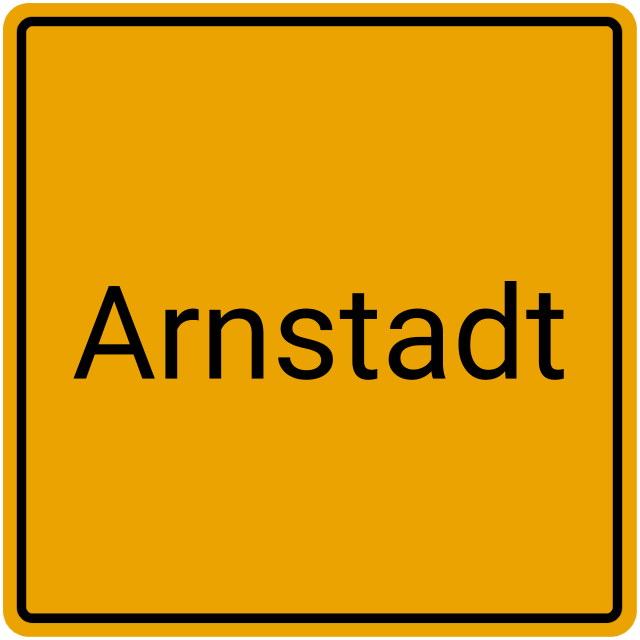 Meldebestätigung Arnstadt