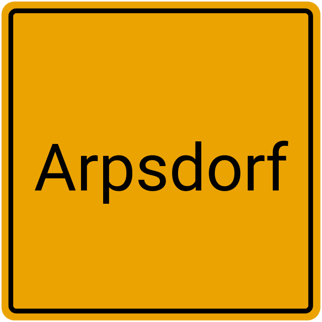 Meldebestätigung Arpsdorf