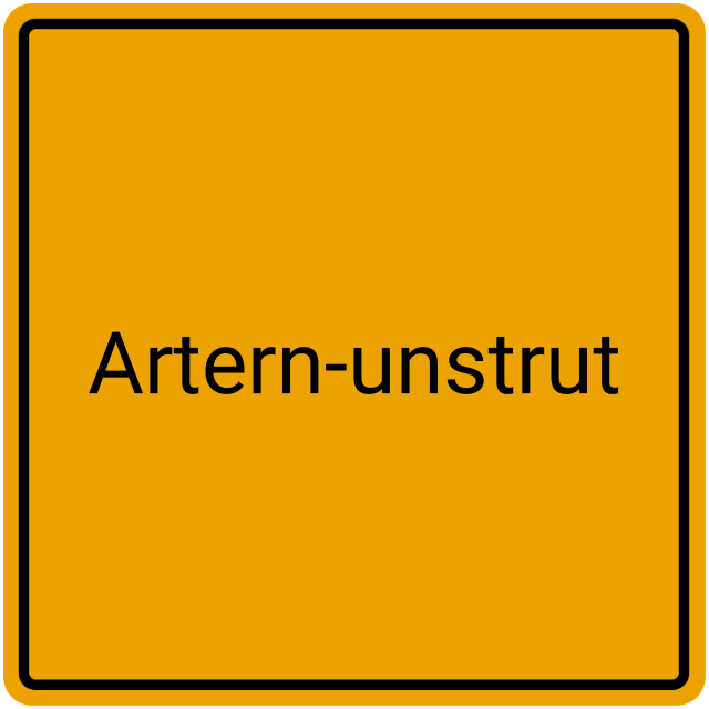 Meldebestätigung Artern-Unstrut