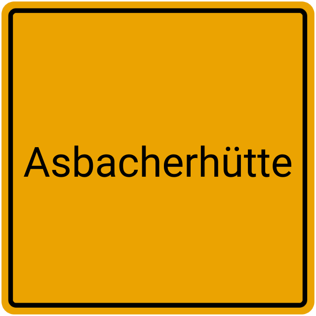 Meldebestätigung Asbacherhütte