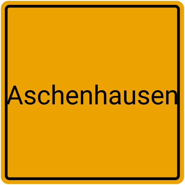 Meldebestätigung Aschenhausen