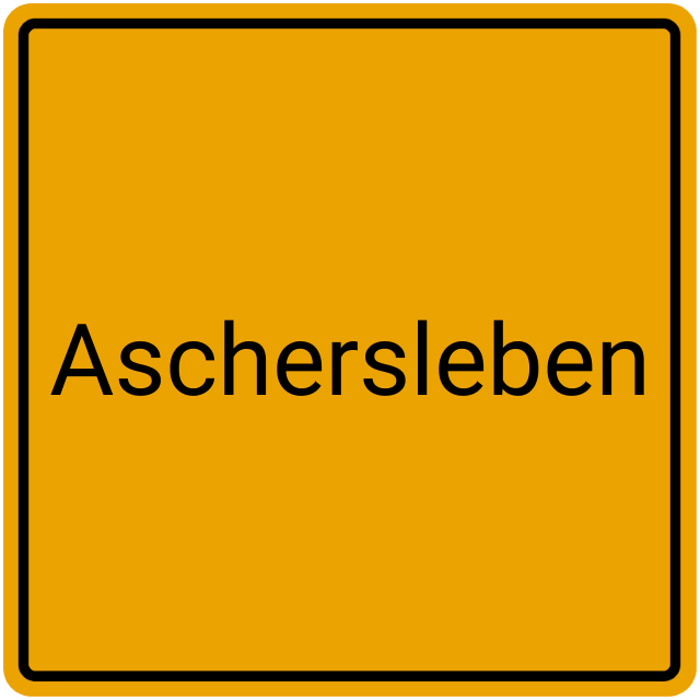 Meldebestätigung Aschersleben